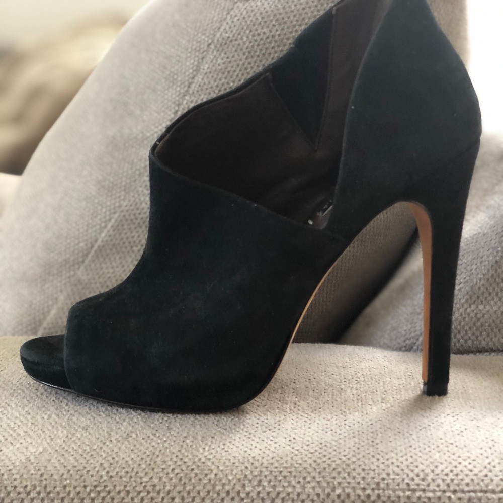 BCBG suede booties